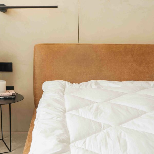 Topper alecrim microfibras 6D com sobre colchão com elástico
